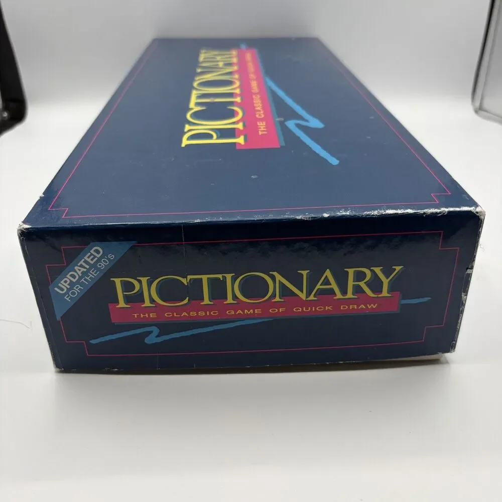 Pictionary Updated For The 90's Classic Board Game from 1993 COMPLETE